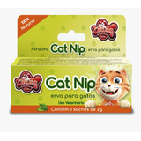 Catnip Atrativo Erva De Gato Natural Caixa 6 Gramas Cat Dog