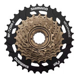 Catraca 7v Roda Livre Rosca Shimano Tz500 14 34 Megarange