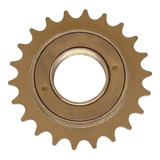 Catraca Bicicleta Roda Livre Bike 22 Dentes Esferada Dourada