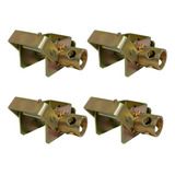 Catraca Fixa Para Cinta 50mm Caminhão Carreta Kit 4 Peças