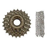 Catraca Roda Livre 7v Rosca corrente 21v Index Para Bike Mtb