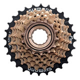 Catraca Roda Livre Bike Shimano Tz500 Rosca 7v 14 28 Dentes Cor Preto Quantidade Máxima De Dentes 28 Quantidade Mínima De Dentes 14