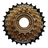 Catraca Roda Livre Rosca Shimano 7v Tz500 14 28d Shimano Cor Marrom escuro Quantidade Máxima De Dentes 28 Quantidade Mínima De Dentes 14