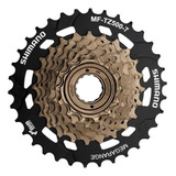 Catraca Shimano Roda Livre Rosca 7v 14 34d Tourney Mf tz500