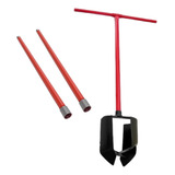Cavadeira Trado 10 Pol 30cm Cabo 75cm 2 Extensores