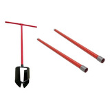 Cavadeira Trado 10 Polegadas 25cm Cabo 75cm 2 Extensão