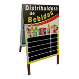Cavalete Calçada Lousa Distribuidora De Bebidas Ref 370cv