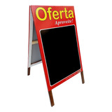 Cavalete Calçada Lousa Placa De Oferta Aproveite Ref 72cv