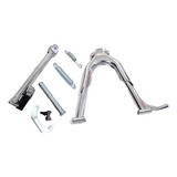 Cavalete Central Lateral Cg 125 150 160 Cromado Mola Paraf