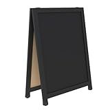 Cavalete De Calçada Duplo Soft Preto STALO 80x60x35