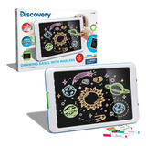 Cavalete De Desenho Discovery Kids Neon Glow Com 6 Marcadore