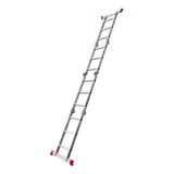 Cavalete Escada 3x4 Aluminio Dobravel 8 Em 1 Multiuso Worker