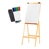 Cavalete Flip Chart Quadro Branco 4 Canetas Apagador nf