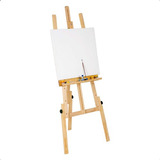 Cavalete Madeira De Pintura 75cm Para Tela Quadro Branco