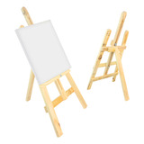 Cavalete Para Pintura Madeira Pequeno Para Telas Quadro 73cm