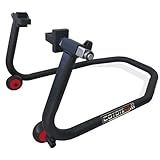 Cavalete Traseiro Coyote Para Motos Com Ou Sem Suporte Slider De Balança Preto PARA MOTOS SEM SLIDER 