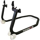 Cavalete Traseiro Coyote Top Para Motos Com Suporte-Slider De Balança - Preto
