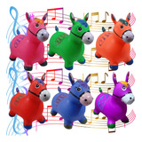 Cavalinho Upa Upa Inflavel Brinquedo Pula Musical Infantil