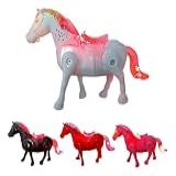 Cavalo Cavalinho Brinquedo Animal Eletrônico C Som Luz Anda  Sortido 
