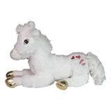 Cavalo De Pelúcia Deitado Love You 35cms