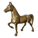 Cavalo Em Bronze Maciço Escultura Enfeite Década 80 Seminovo