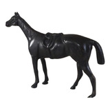 Cavalo Preto Em Bronze