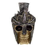 Caveira Soldado Romano Capacete Gladiador Crânio Medieval