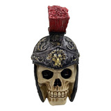Caveira Soldado Romano Capacete Gladiador Crânio Medieval