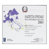 cazzette-cazzette Livro Gazzetta Ufficiale Della Repubblica Italiana 2003 Cd rom