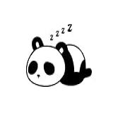 CCI Adesivo De Vinil Panda Sleeping