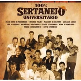 Cd 100 Sertanejo Universitário