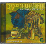 Cd 32 Califórnia Da Canção Nativa Do Rs Duplo