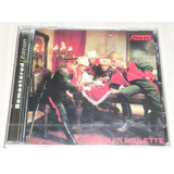 Cd Accept Russian Roulette 1986 europeu Remaster Lacrado