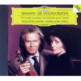 Cd Alemão   Brahms  Dumay  Maria Pires   Violin Sonatas  ex 