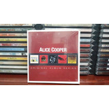 Cd Alice Cooper Box Original Album Series 5 Cds Novo Lacrado