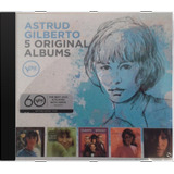 Cd Astrud Gilberto 5 Original Albums Novo Lacrado Original