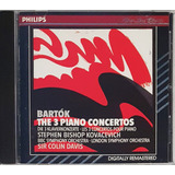 Cd Bartok The 3 Piano Concertos