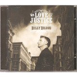 Cd Billy Bragg   Mr Love E Justice   the Blokes  Folk  novo 