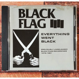 Cd Black Flag Everything Went Black
