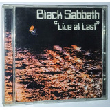 Cd Black Sabbath Live At Last Importado Uk 1996
