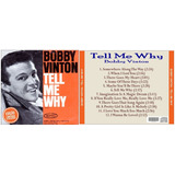 Cd Bobby Vinton   Tell Me Why   12 Super Hits
