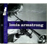 Cd book Louis Armstrong Clássicos Do Jazz V 3 lacrado 