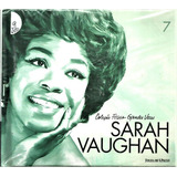 Cd book   Sarah Vaughan   Grandes Vozes V 7    lacrado 