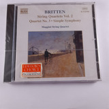 Cd Britten   String Quartets