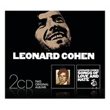 Cd Canções De Leonard Cohen E Canções De Amor E Ódio