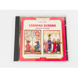 Cd Carmina Burana Carl Orff Cantiones