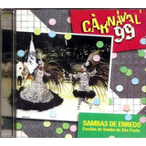 Cd Carnaval Sambas De Enredo 1999