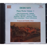 Cd Debussy Piano Works Vol 1 François Joel Thiollier