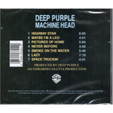 Cd Deep Purple Machine Head Novo Lacrado