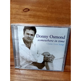 Cd Donny Osmond Somewhere In Time